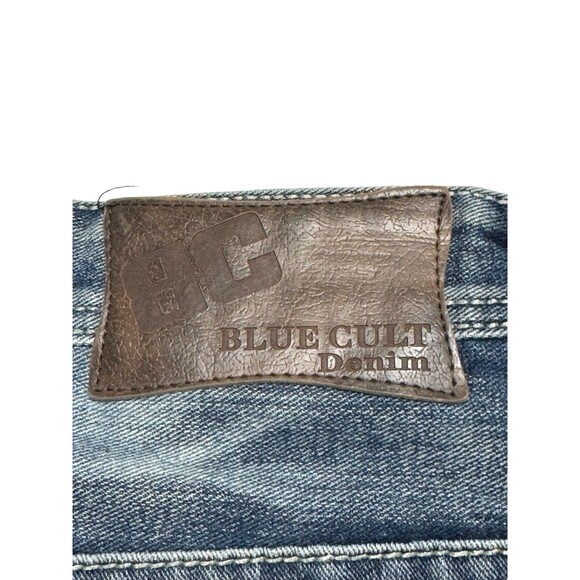 Blue Cult Denim Mens Jeans Shorts Size‎ 34 Distressed Jorts - Picture 8 of 11